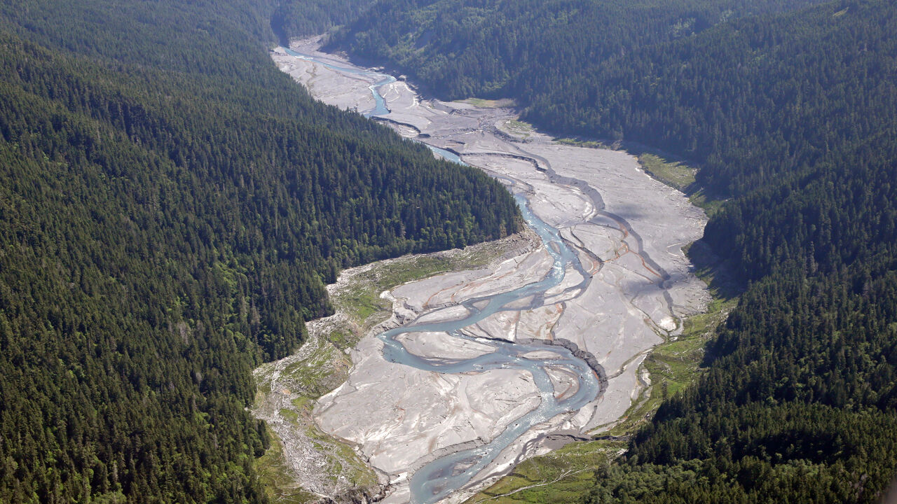 Archive photo of the Elwha River in Washington. Copyright 2014 The Associated Press. All rights reserved