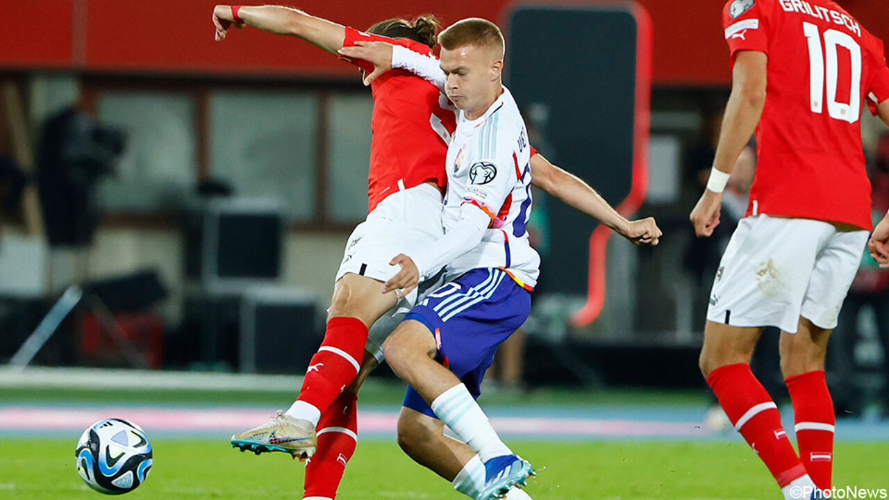 Arthur Vermeeren came on in the 87th minute against Austria. Arthur Vermeeren came on in the 87th minute against Austria.
