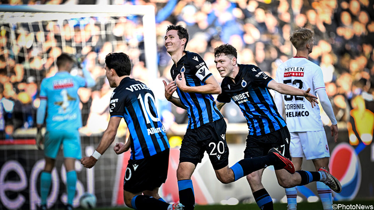 Hans Vanaken takes Club Brugge’s crisis towards Antwerp with a late winning goal in the summit match  Jupiler Professional League 2023/2024