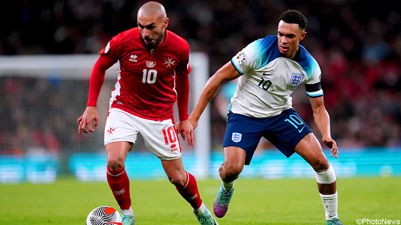 England maintains its composure against Malta, led by Teuma, and Kane scores the 62nd international goal  Euro 2024 qualifiers