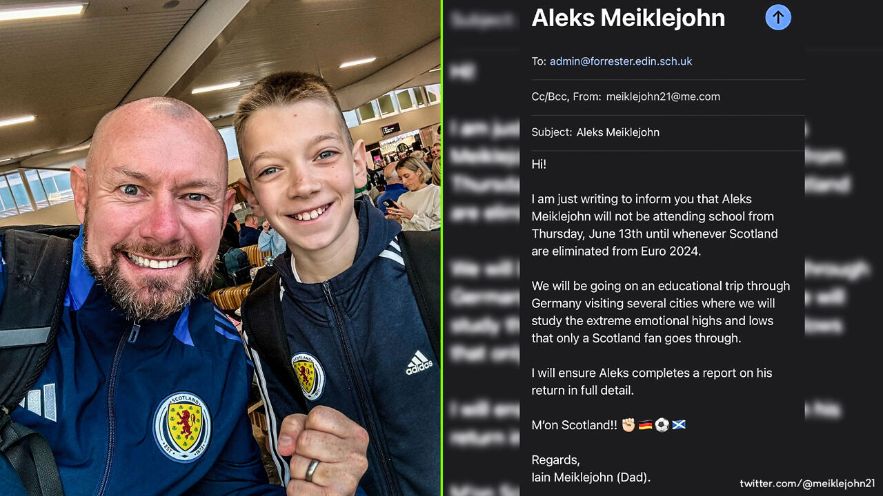12jarige Schot trekt met vader naar Duitsland voor EK “We gaan op studiereis” sporza
