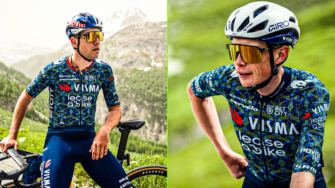 Visma-Lease a Bike kiest voor renaissance en trekt met blauw shirt