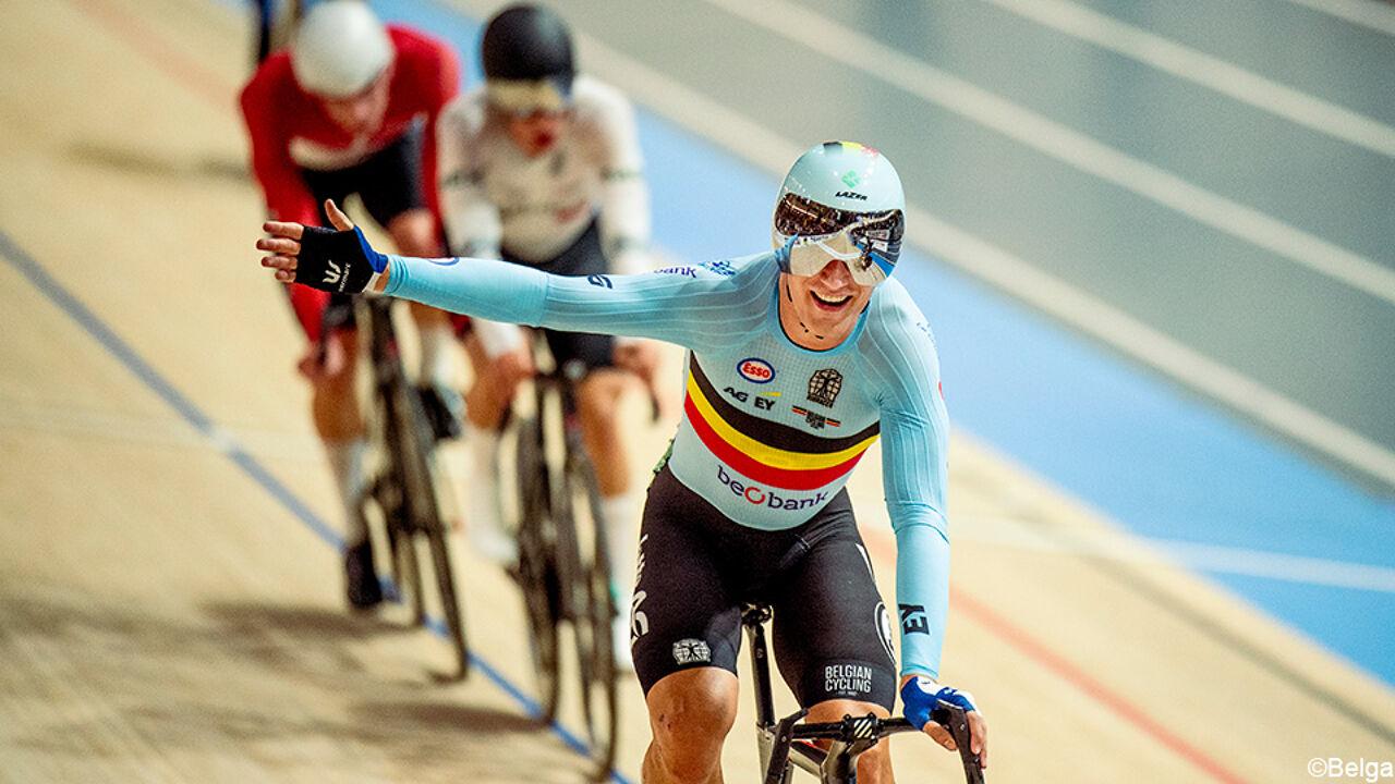 Eerste goud voor België op het WK baanwielrennen dankzij fenomenale Lindsay De Vylder in het omnium | sporza