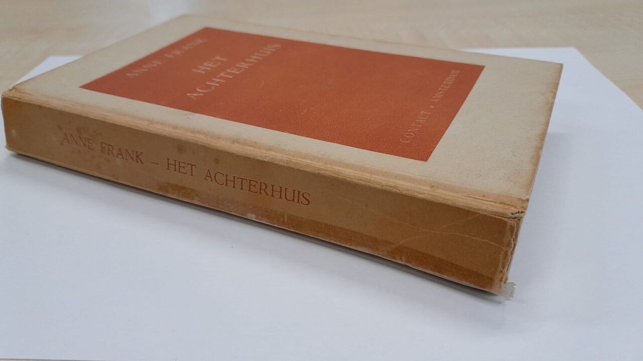Zeldzame eerste druk van 'Het achterhuis' van Anne Frank gered uit