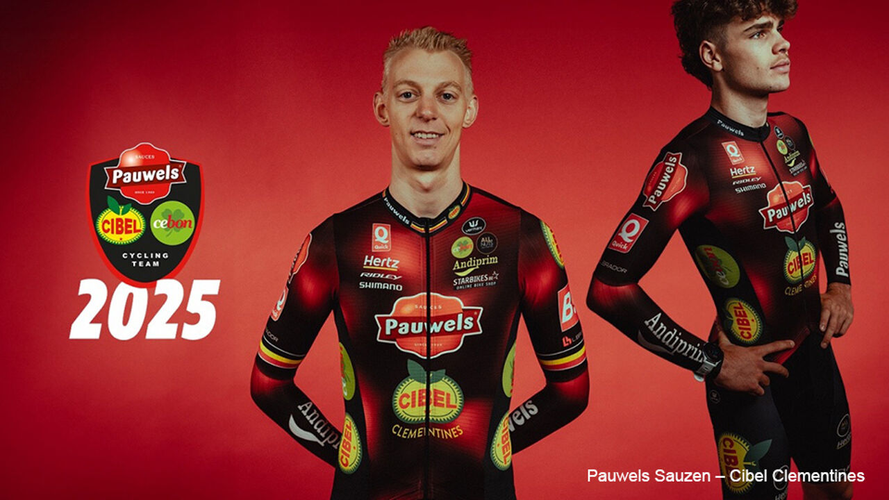 Met deze uitrusting gaan Michael Vanthourenhout en zijn ploegmaats 2025 in  | sporza