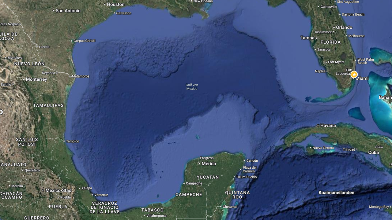 Golf van Mexico wordt nu ook Golf van Amerika op Google Maps in de VS