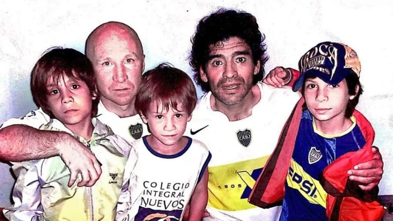 Alessio Castro-Montes and Diego Maradona