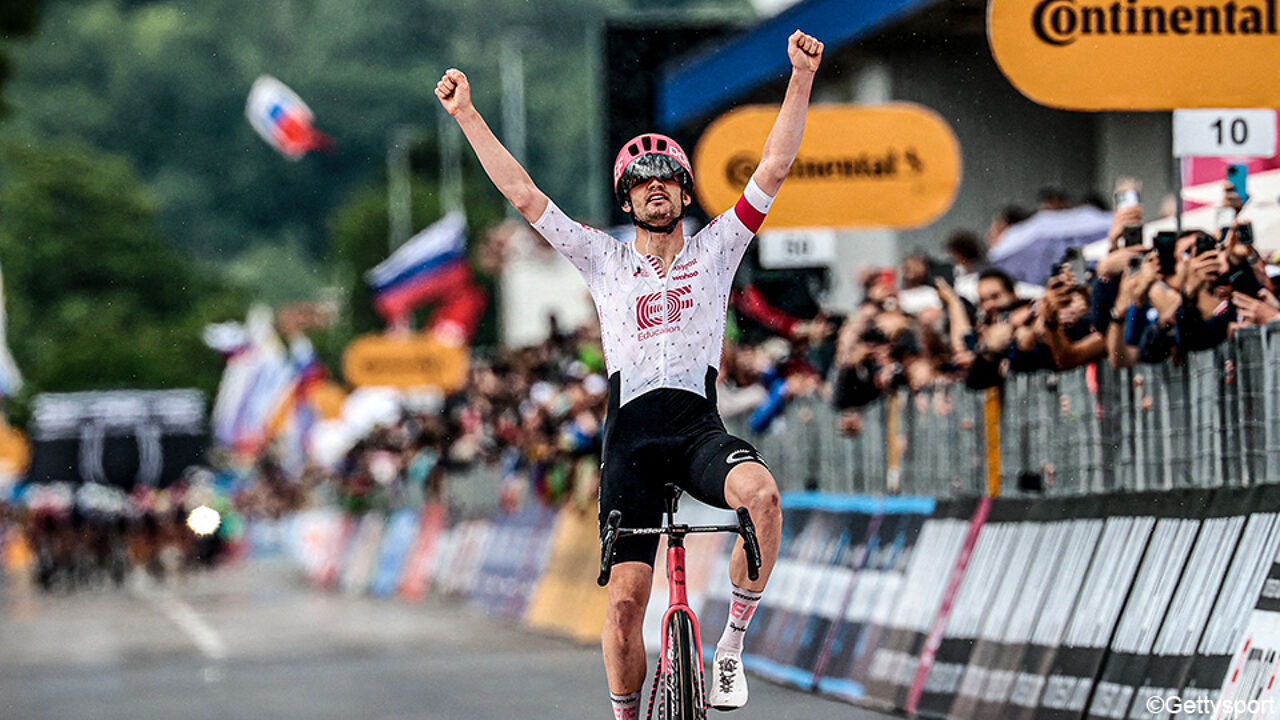 Juan Ayuso en Primoz Roglic verliezen tijd door massale val, oersterke vluchter Kasper Asgreen wint in chaos