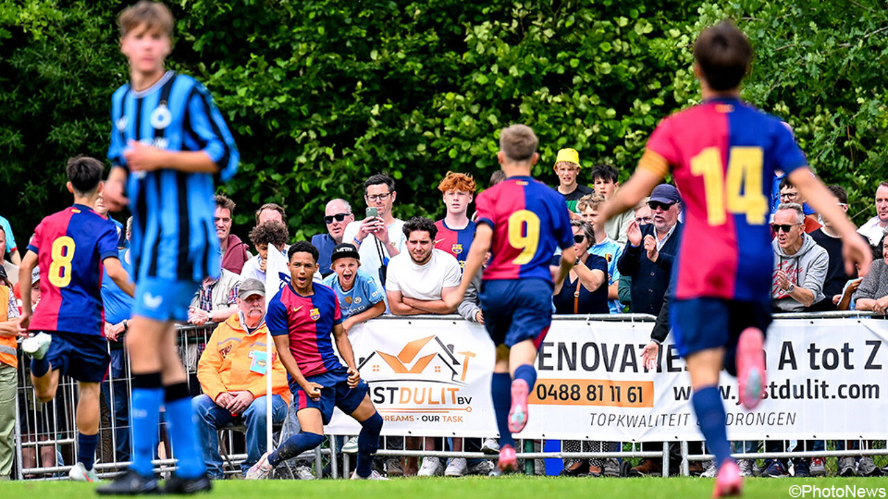 Geen kers op de taart: Club Brugge verliest in finale KDB Cup van Barcelona