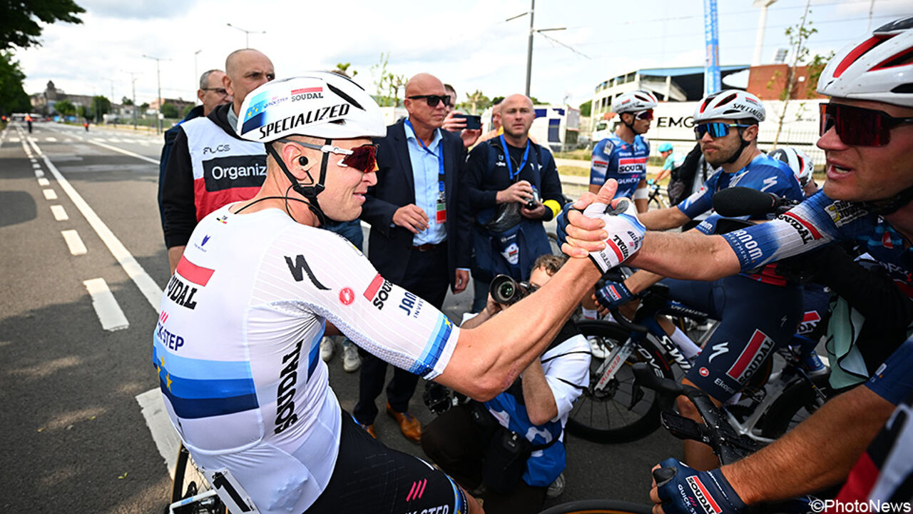 "De ene wil niet voor de andere lossen": Tim Merlier grapt en dankt