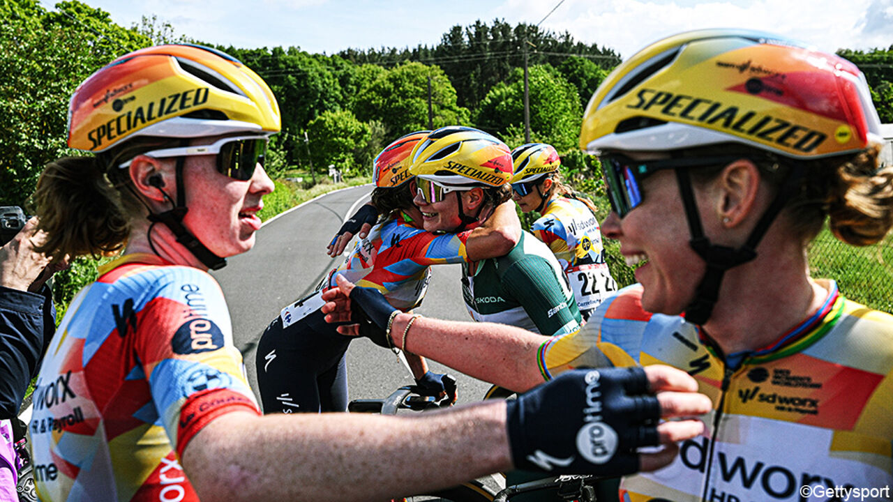 SD Worx-Protime ziet last van schouders vallen in Vuelta: "Het dubbeltje  viel telkens de verkeerde kant op" | sporza