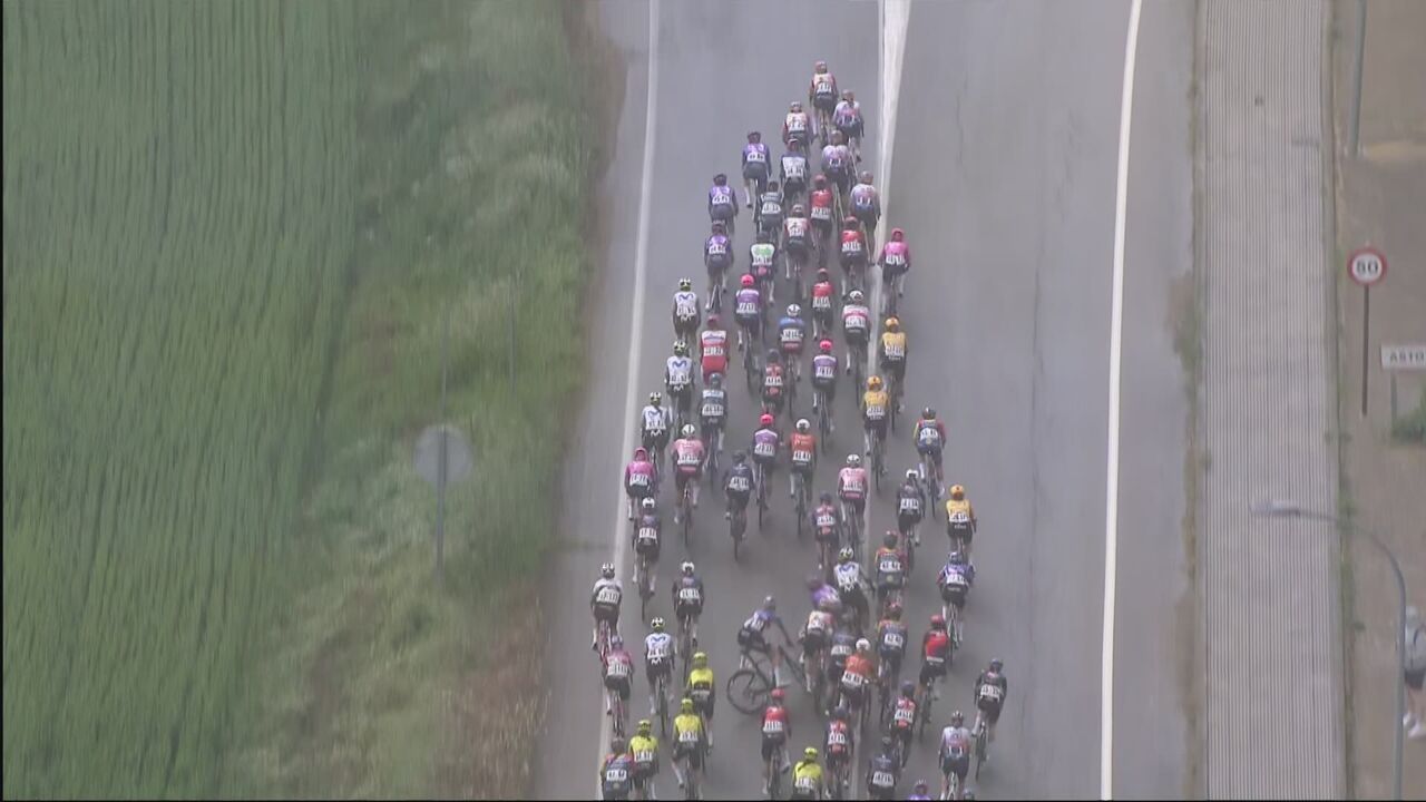 Stevige valpartij net voor de slotkilometer