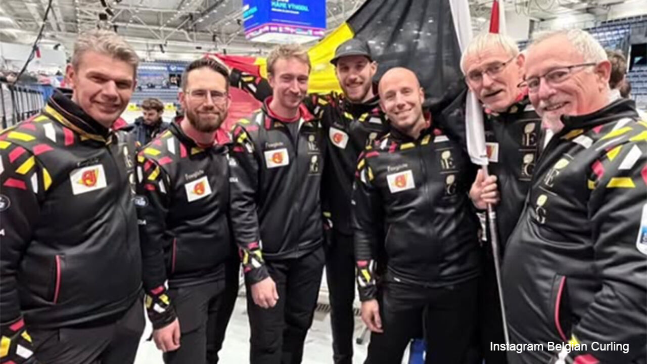 Foto bij: Red Rocks poetsen hun blazoen op met eerste overwinning op EK curling