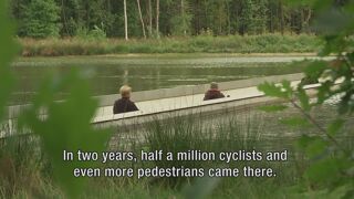 cycling through water