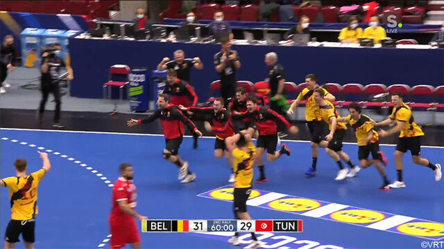 Red Wolves kloppen Tunesië op het WK handbal | sporza