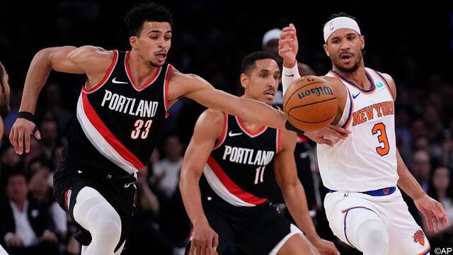 Toumani Camara en de Trail Blazers krijgen in New York een flink pak