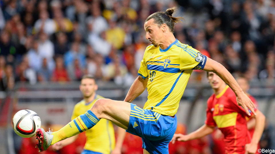Zlatan Ibrahimovic maakte al 62 goals in het shirt van Zweden.