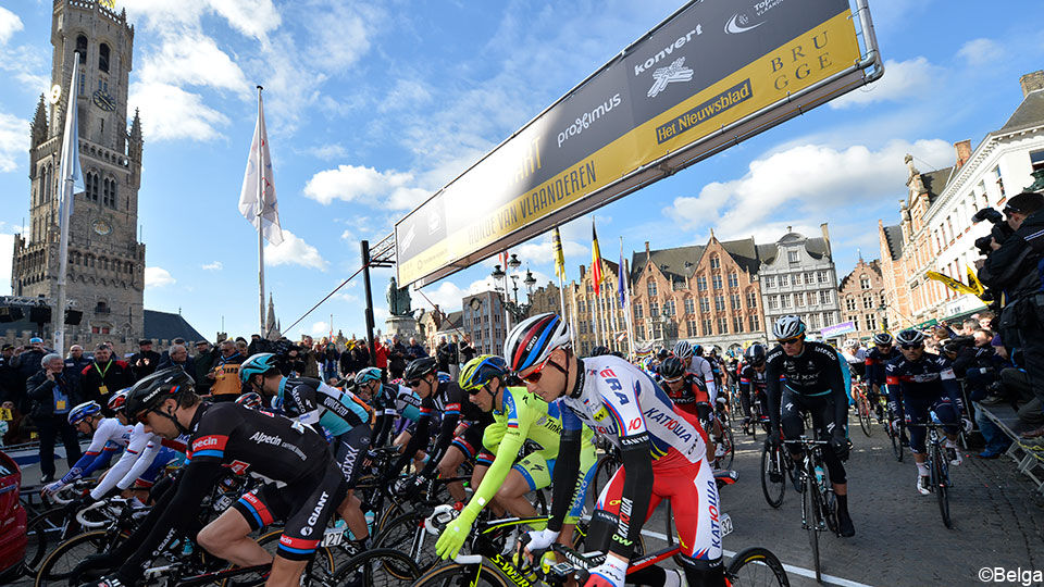 Brugge was 19 jaar lang de startplek van de Ronde van Vlaanderen.