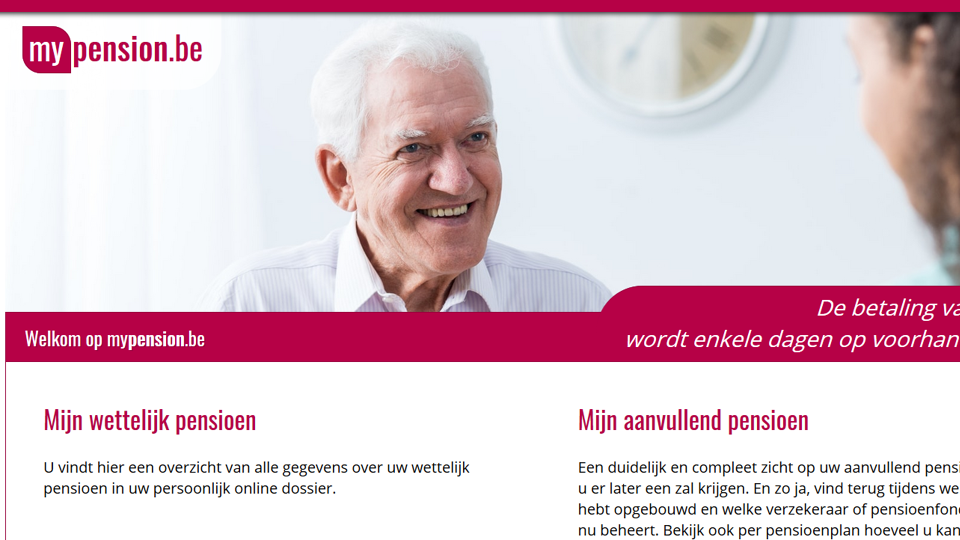 GEGEVENS OP MYPENSION BE RAADPLEGEN visual data 2