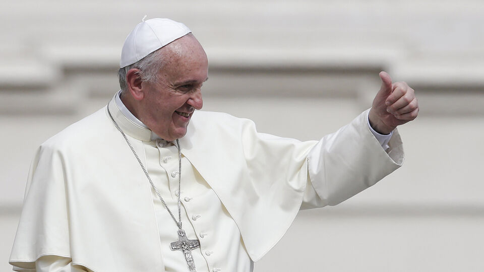 Paus Franciscus had vandaag troostende woorden over voor de Braziliaanse voetbalsupporters.