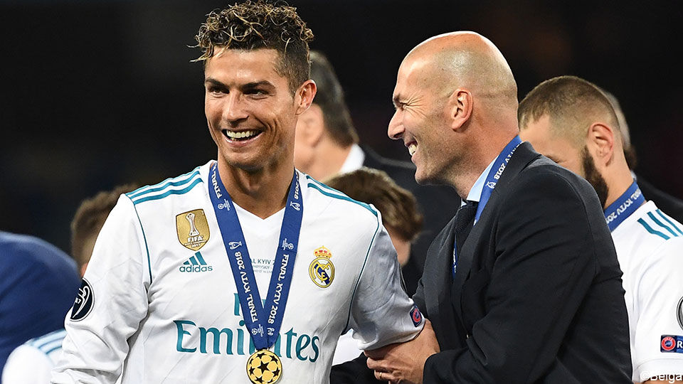 Vorig weekend wonnen Ronaldo en Zidane opnieuw de Champions League