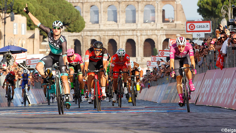 Bennett won in de voorbije Giro 3 ritten.