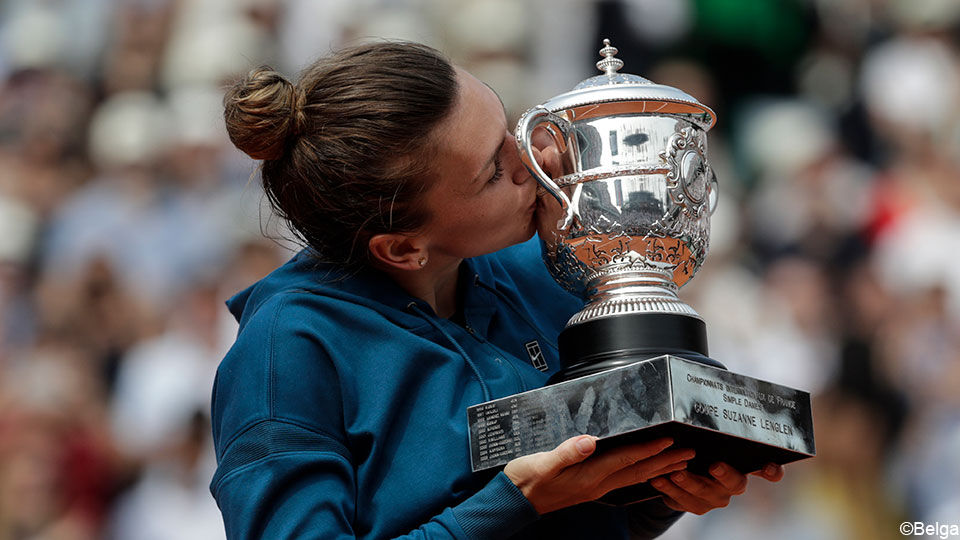 Simona Halep won nog maar pas haar 1e Grand Slam in Parijs
