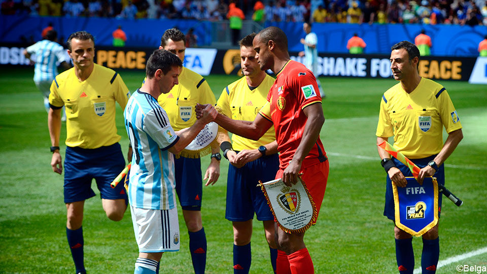 Lionel Messi en Vincent Kompany