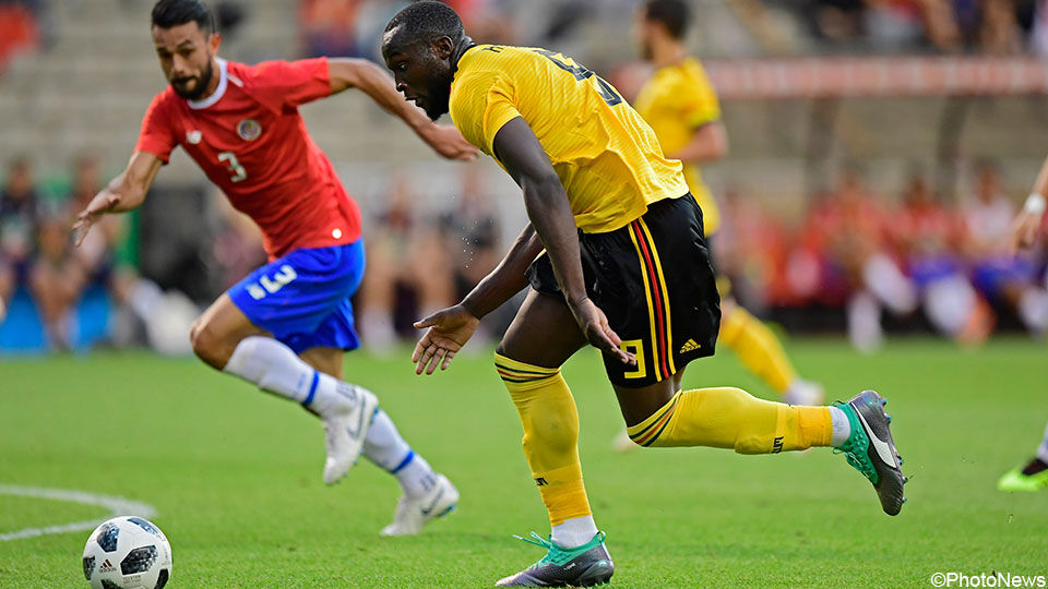 Tegen Costa Rica scoorde Romelu Lukaku 2x met Puma-schoenen.