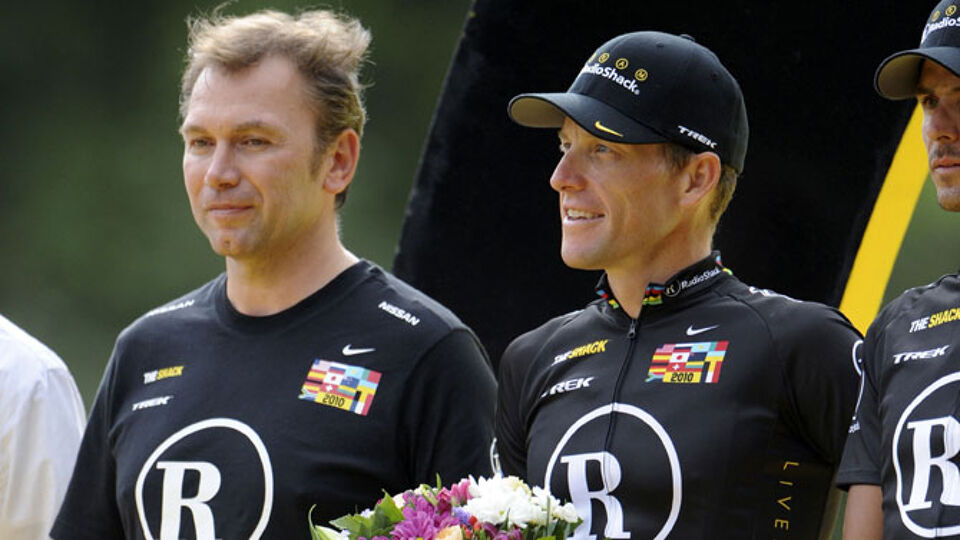 Johan Bruyneel en Lance Armstrong