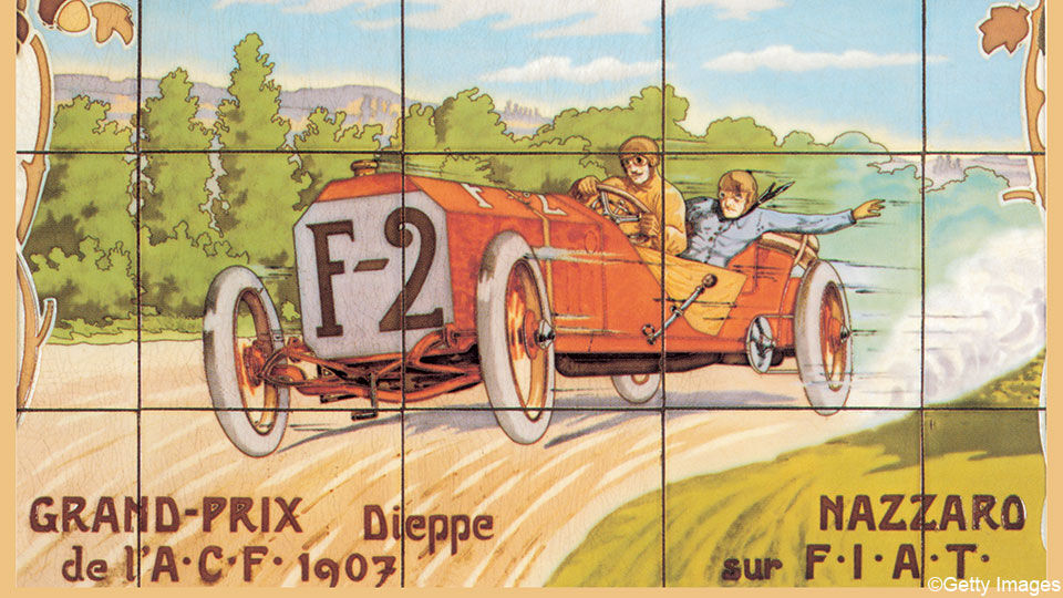 De Grote Prijs van Frankrijk vond tussen 1907 en 1912 in Dieppe plaats.