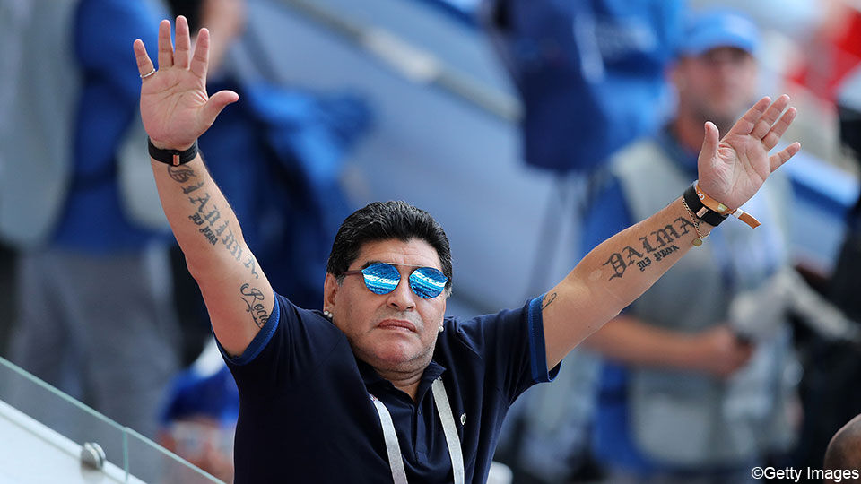 Diego Maradona (archief).