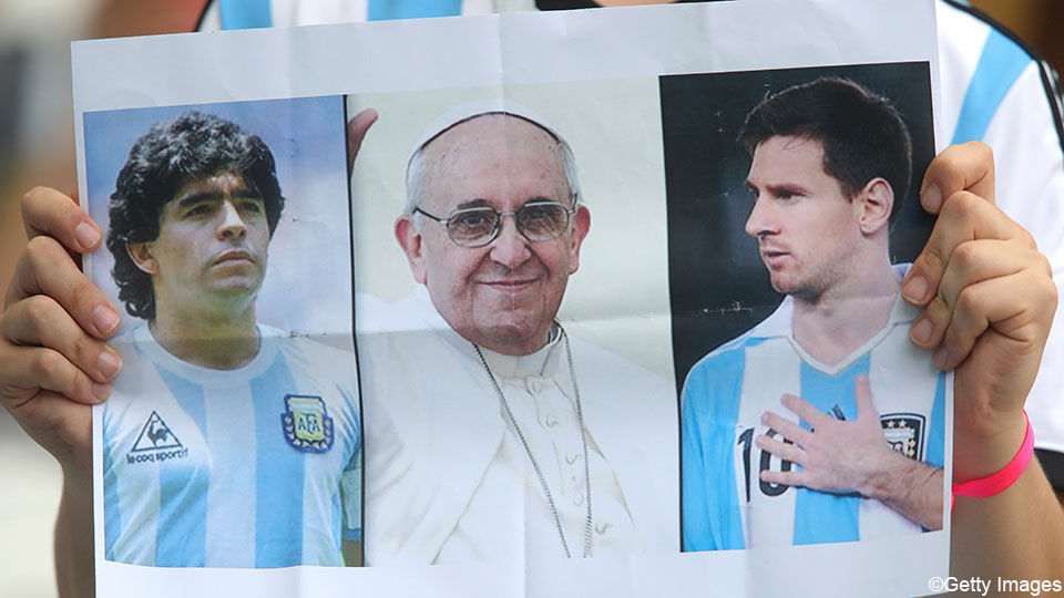 Franciscus zag "zijn" Argentinië reeds in de 1/8e finales uitgeschakeld worden.