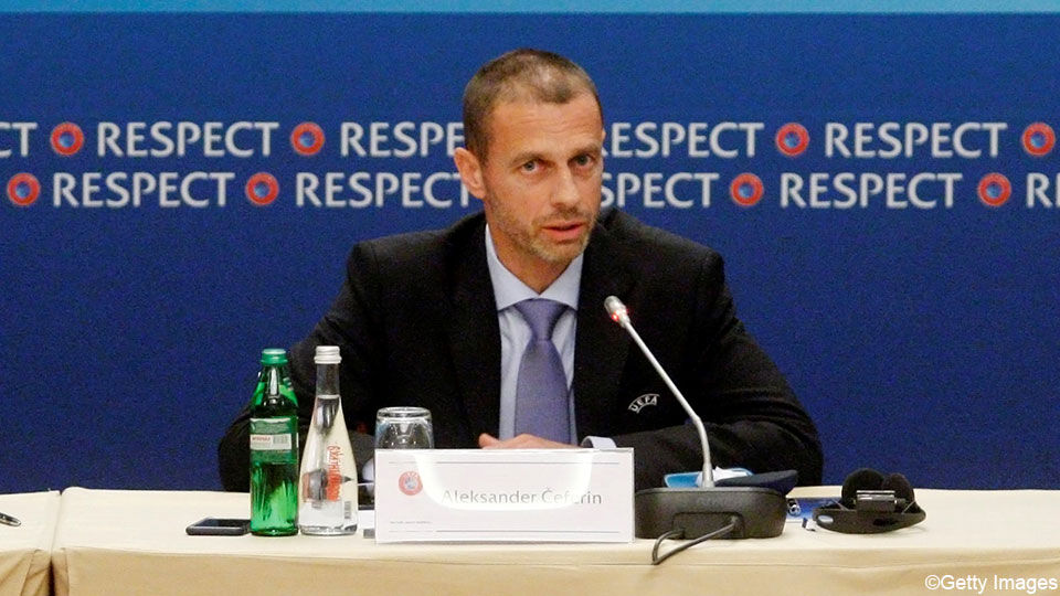 UEFA-voorzitter Aleksander Ceferin