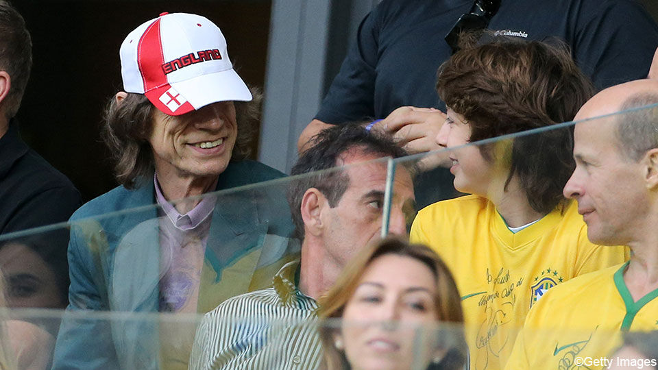 Mick Jagger en zoon