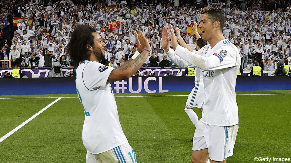 Marcelo en Ronaldo wonnen de Champions League met Real Madrid 4 keer.