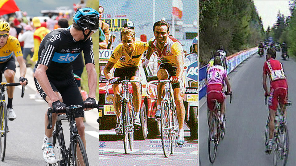 Wiggins-Froome, LeMond-Hinault en Cunego-Simoni