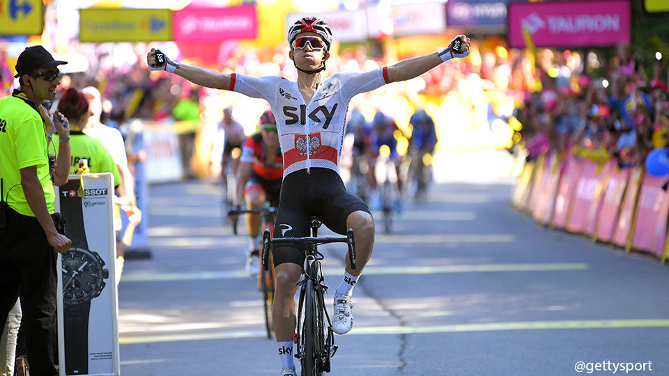 Kwiatkowski won eerder deze maand nog de Ronde van Polen.