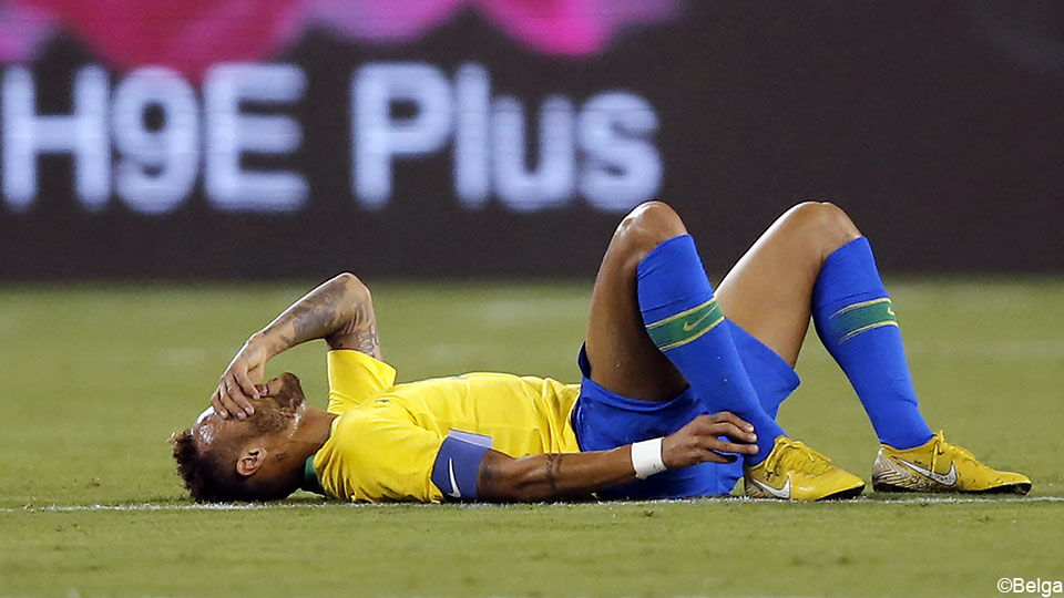 Neymar en Brazilië waren een maatje te groot voor de VS.