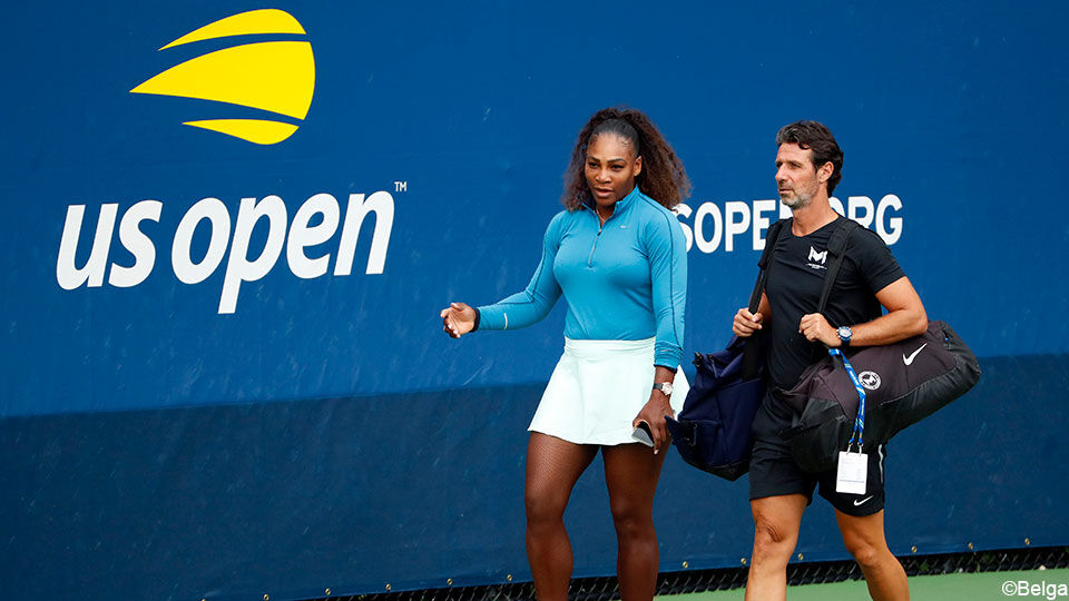 Serena Williams en Patrick Mouratoglou
