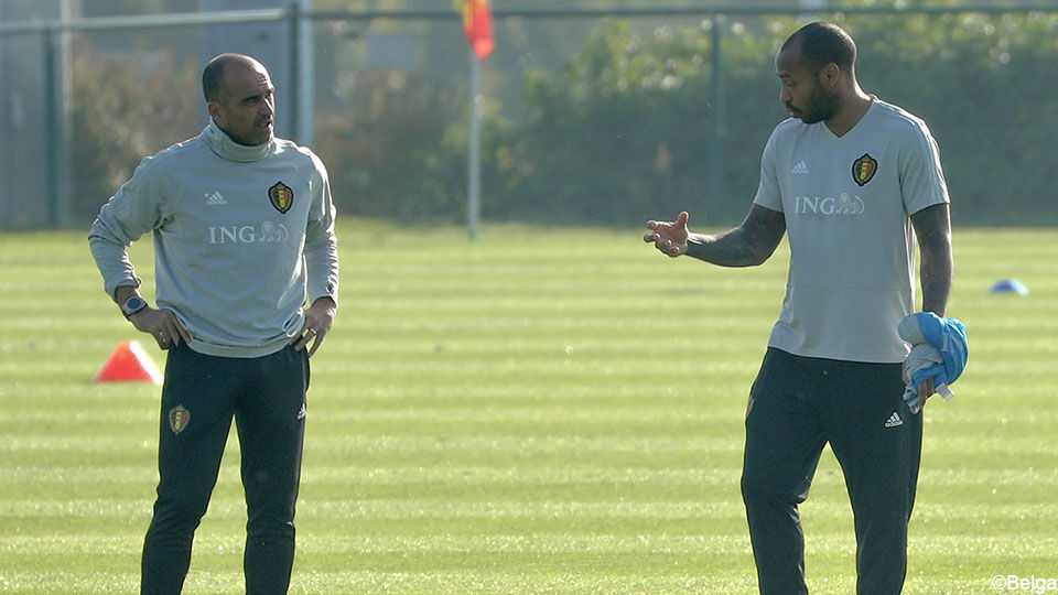Roberto Martinez en Thierry Henry