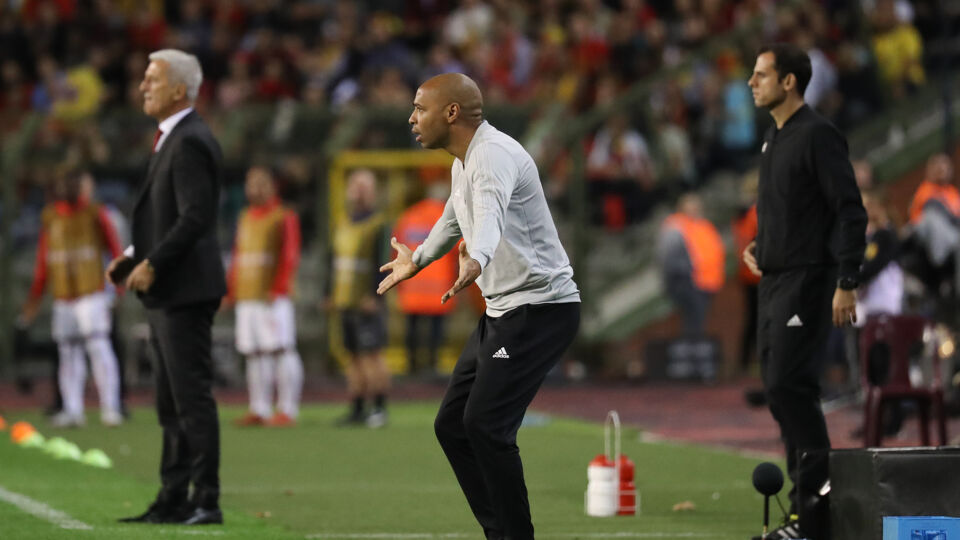 Thierry Henry neemt zondag de honneurs als hoofdtrainer waar tegen Nederland.