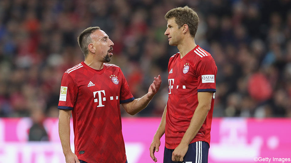 Franck Ribéry en Thomas Müller