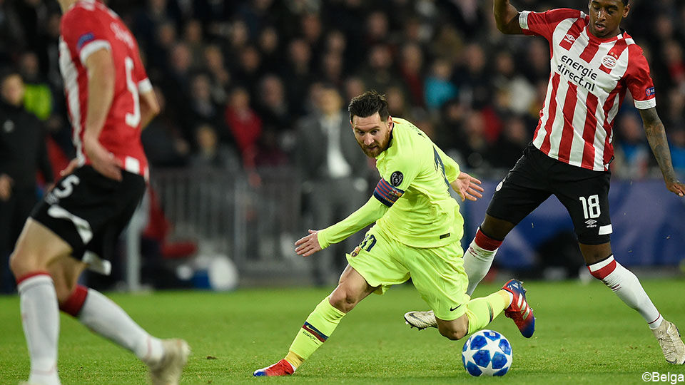 Lionel Messi bood Piqué de 0-2 op een schoteltje aan.