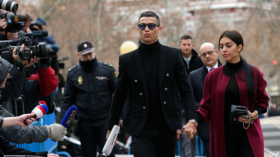 Ronaldo en zijn partner Georgina Rodriguez.