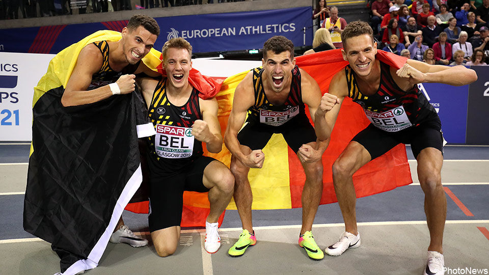 De Belgian Tornados wonnen goud op het EK indoor 2019.