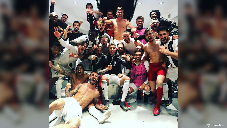 Groepsfoto Juventus