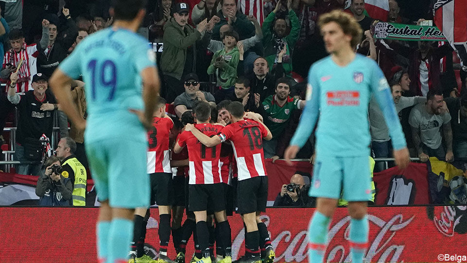 Bilbao krijgt Atletico op de knieën.