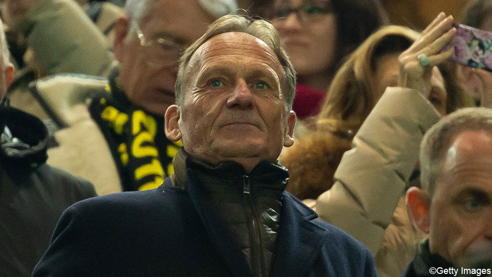 Hans Joachim Watzke is algemeen directeur van Borussia Dortmund.