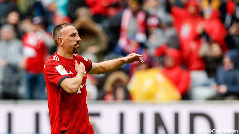 Franck Ribéry is bezig aan zijn laatste weken bij Bayern.